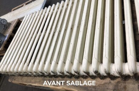 Radiateur avant sablage